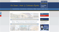 Desktop Screenshot of marucci-markisen.de